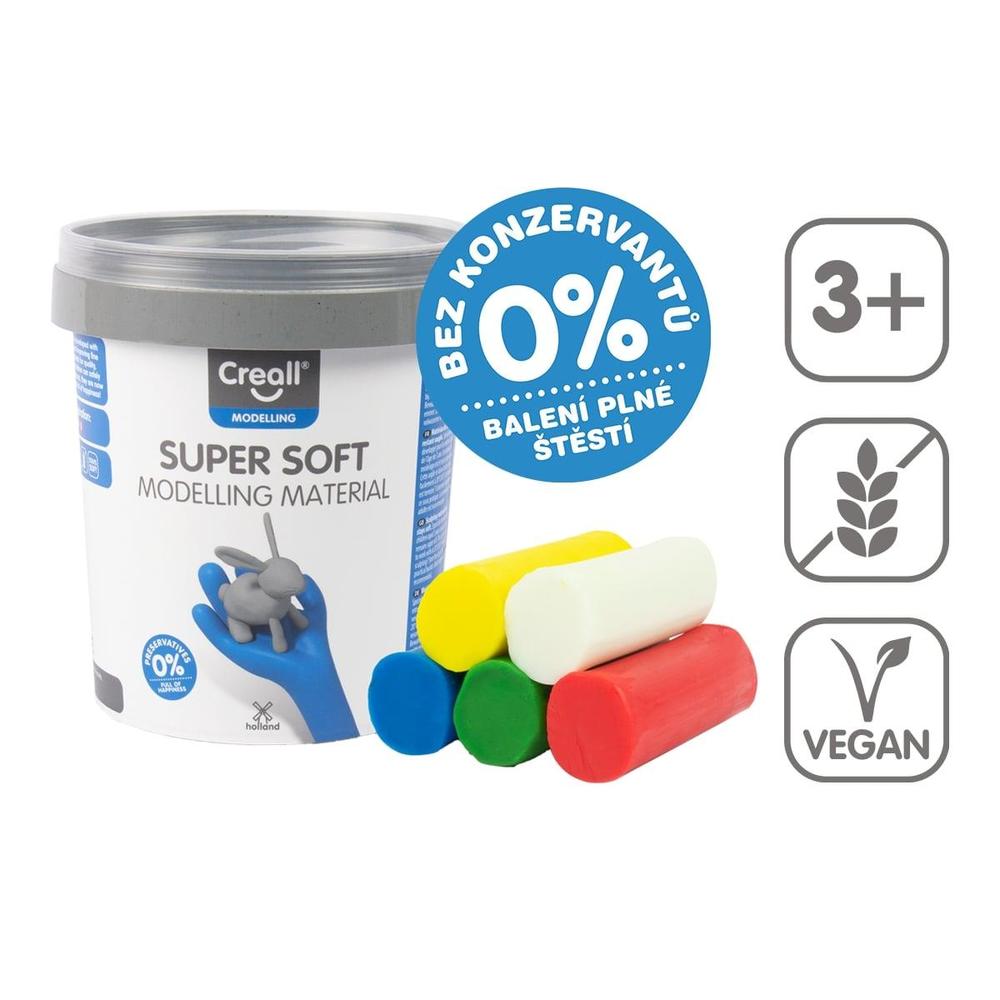 Creall modelína Super soft 450 g mix barev