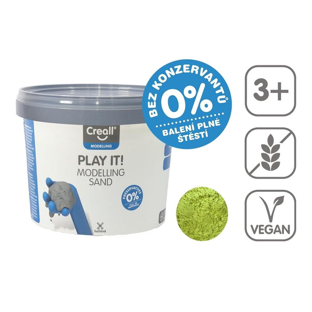 Creall modelovací písek 750 g žlutá
