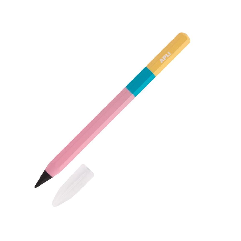 Apli tužka nekonečná trojbarevná Mini HB růžová