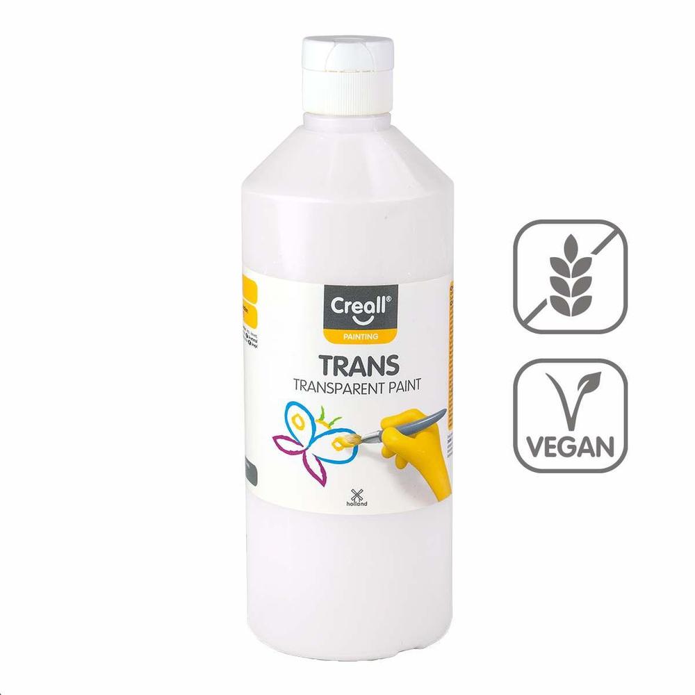 Creall barva transparentní Trans 500 ml bílá