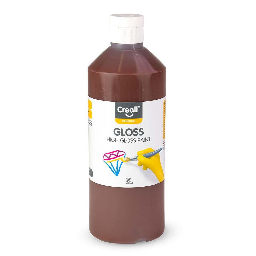 Creall barva s vysokým leskem Gloss 500 ml tmavě hnědá