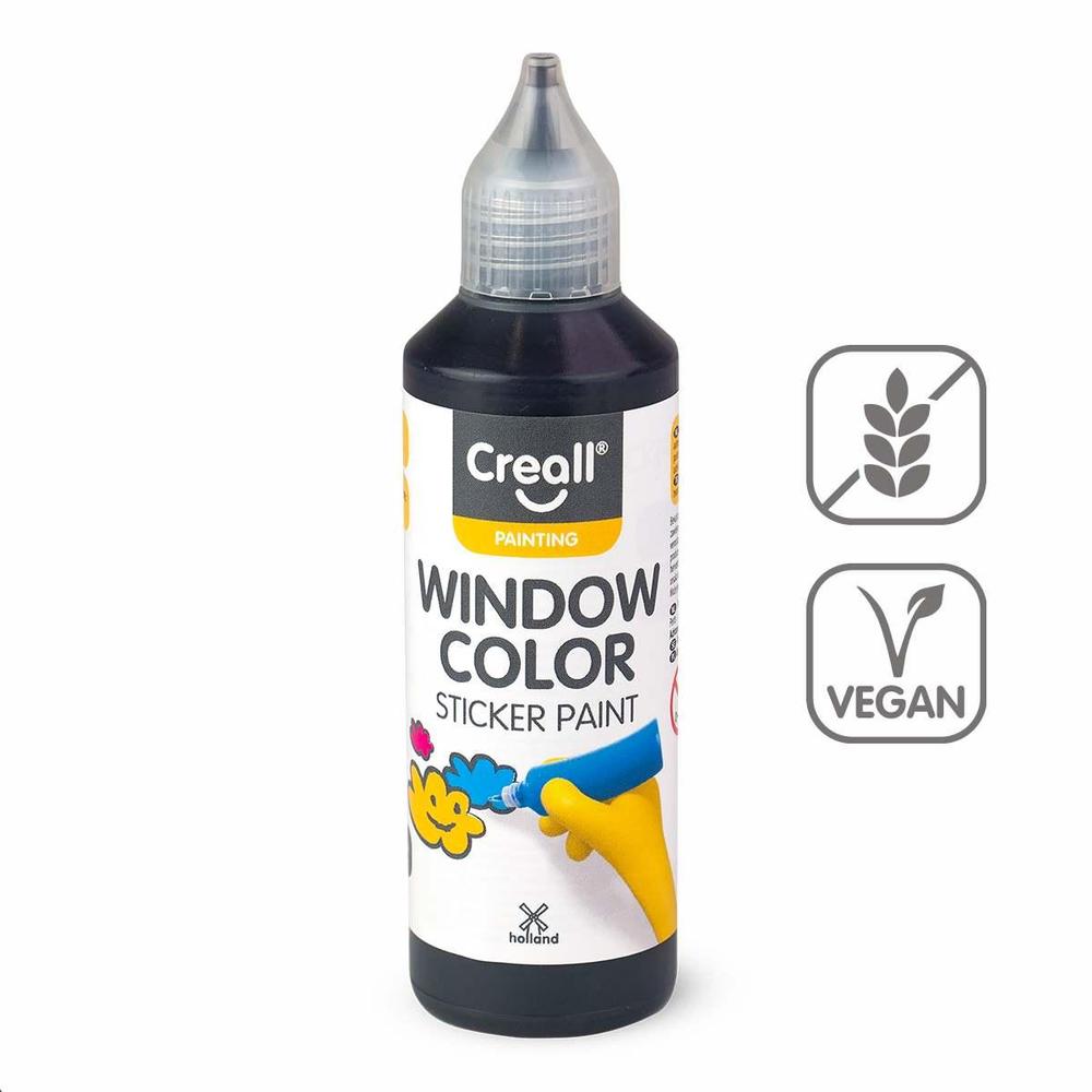 Creall barva na sklo Window color 80 ml černá