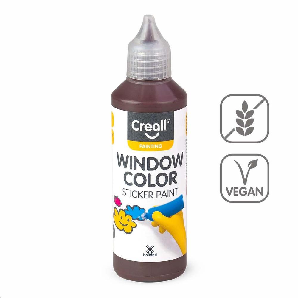Creall barva na sklo Window color 80 ml hnědá