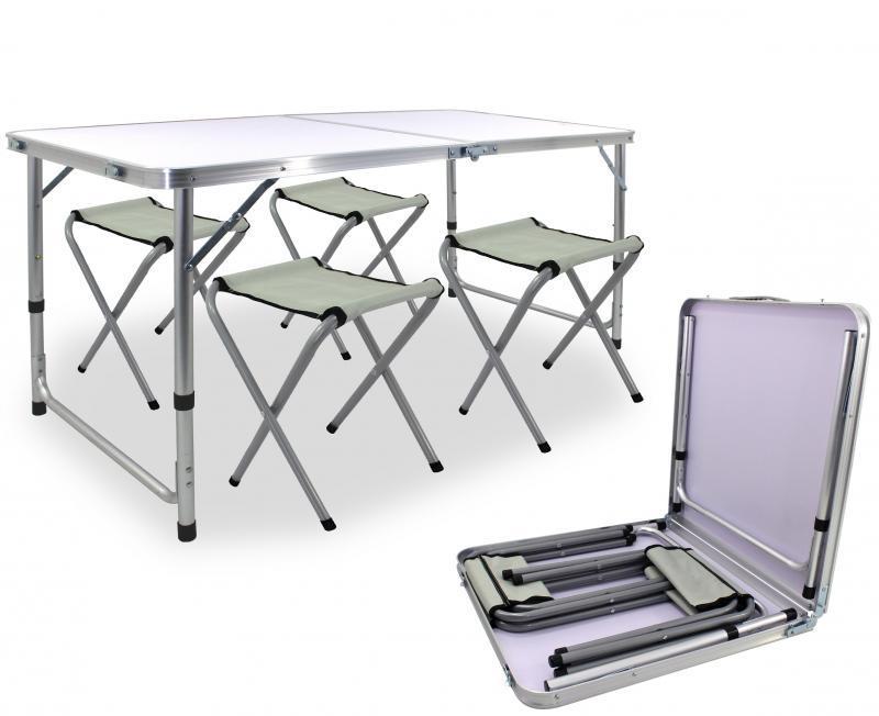 Kempingová sestava Bodle bílá