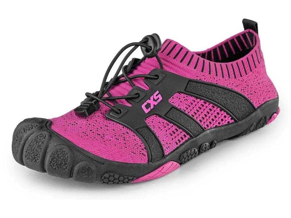 CXS obuv PURESTEP, barefoot, růžovo-černá 