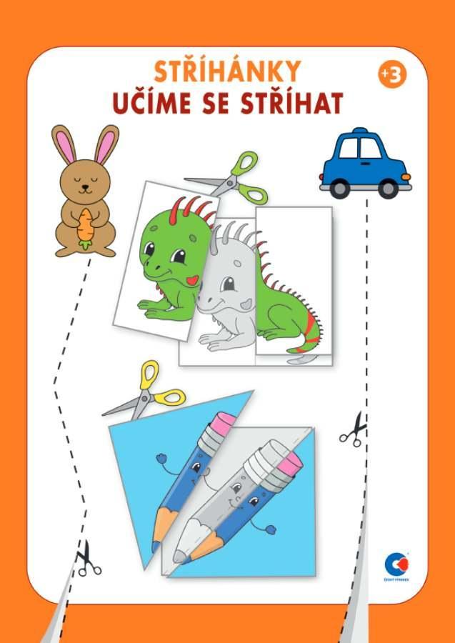 Baloušek Tisk omalovánky A4 - Stříhánky, Učíme se stříhat