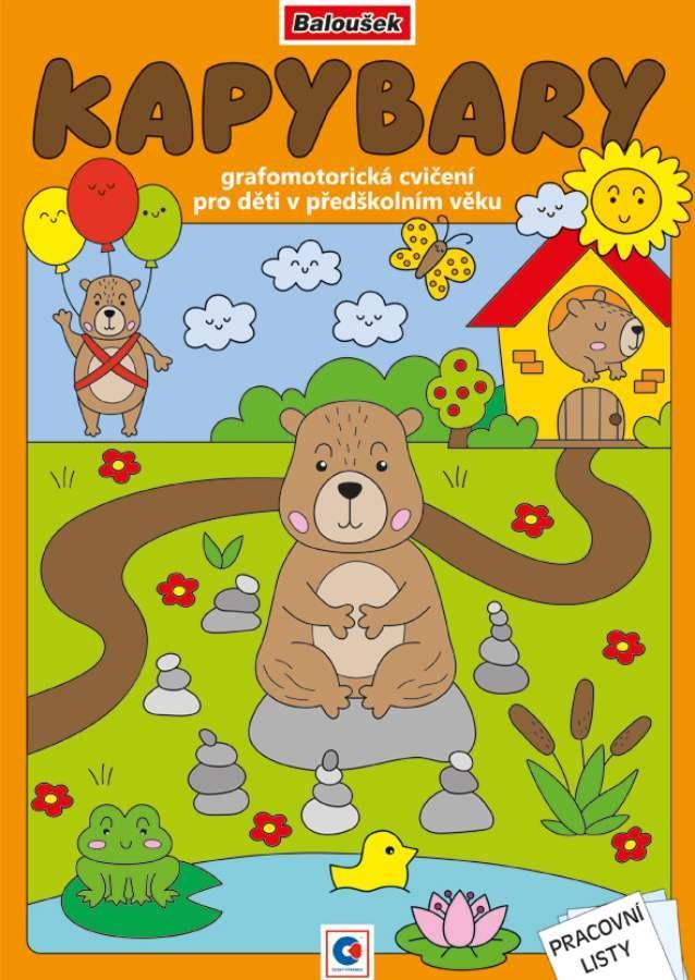 Baloušek Tisk omalovánky A4 grafomotorické - Kapybary