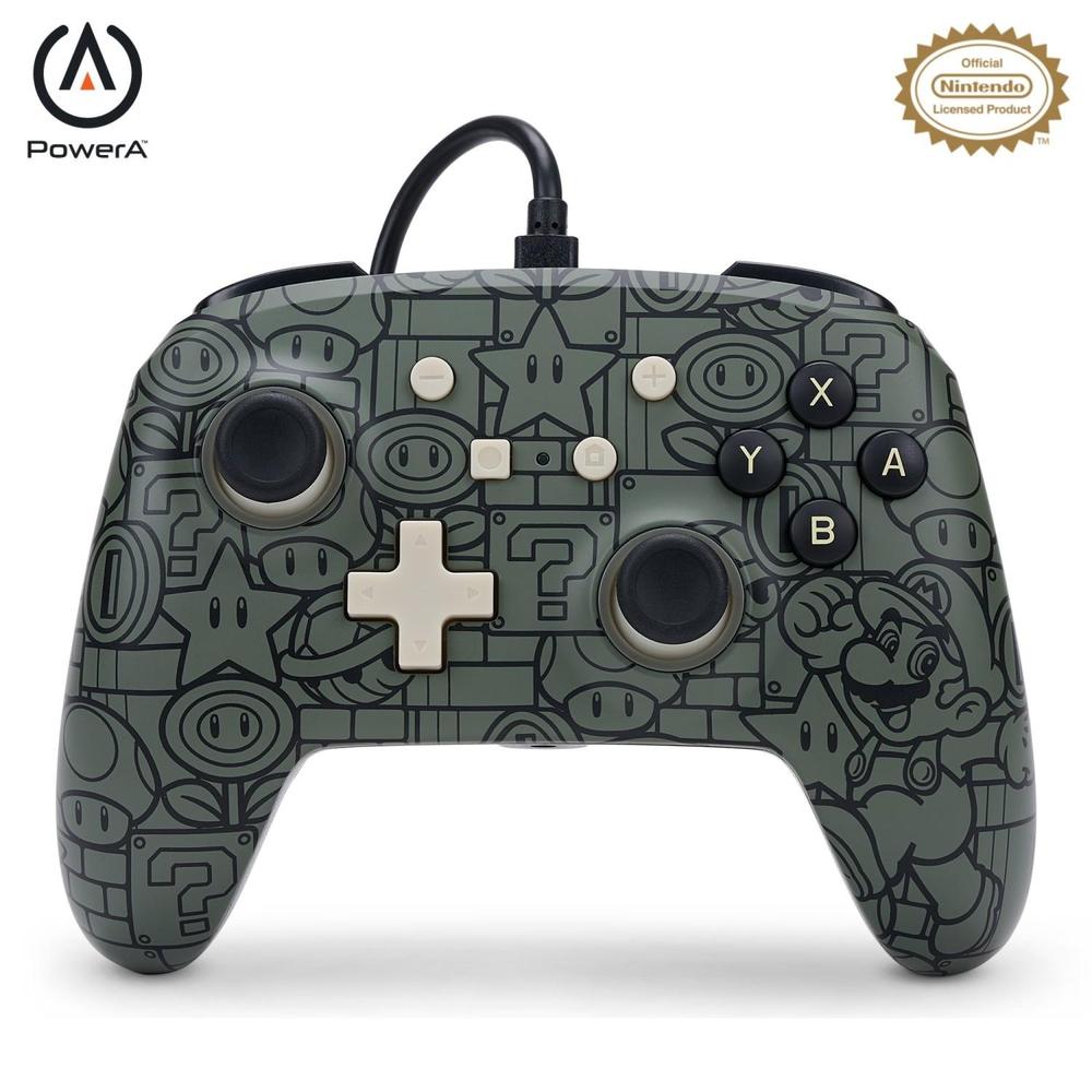PowerA Drátový herní ovladač pro Nintendo Switch - Power-Up Mario