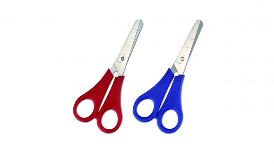 CONCORDE nůžky dětské školní Light 13 cm, s měřítkem, mix barev