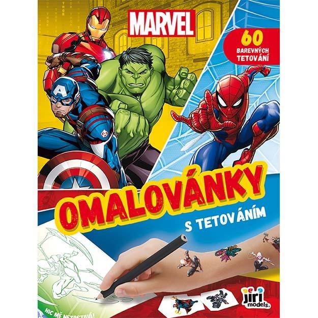 JIRI MODELS omalovánky s tetováním Marvel