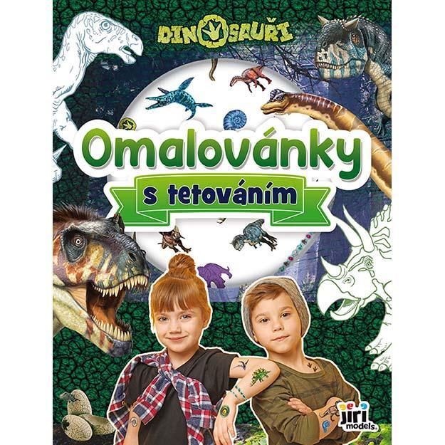 JIRI MODELS omalovánky s tetováním Dinosauři