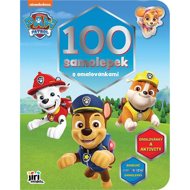 JIRI MODELS 100 samolepek s omalovánkami Tlapková patrola