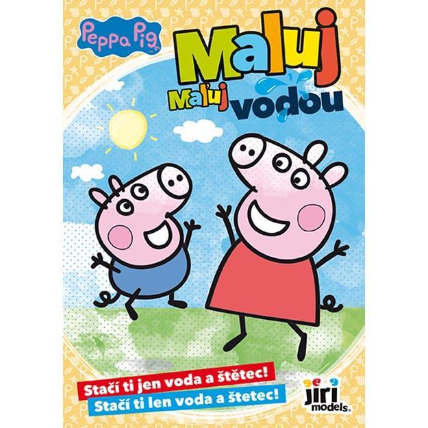 JIRI MODELS maluj vodou A5 Prasátko Peppa