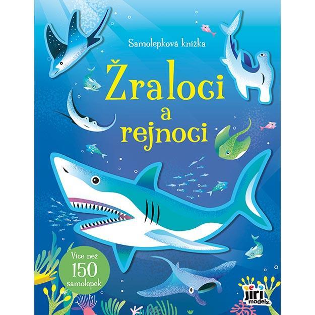 JIRI MODELS samolepková knížka Žraloci a rejnoci