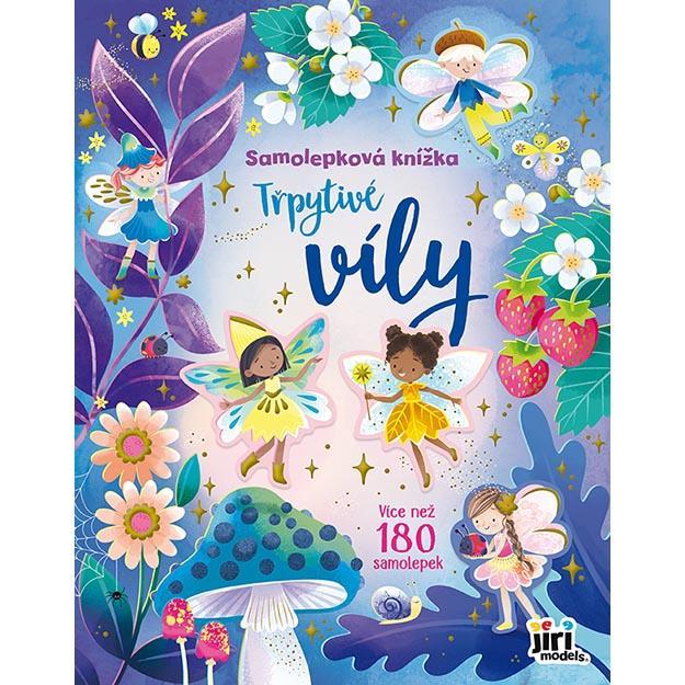 JIRI MODELS samolepková knížka Třpytivé víly