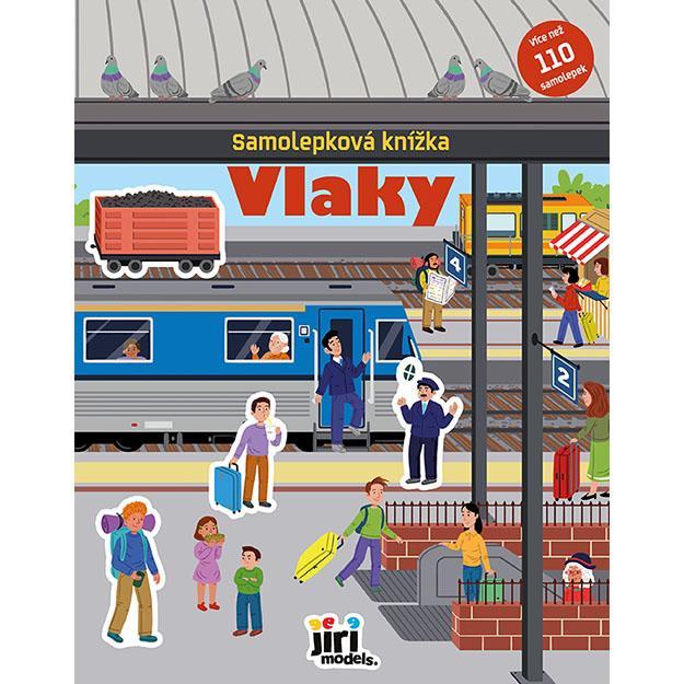 JIRI MODELS samolepková knížka Vlaky