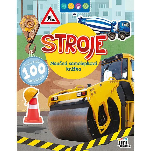 JIRI MODELS naučná samolepková knížka 6+ Stroje