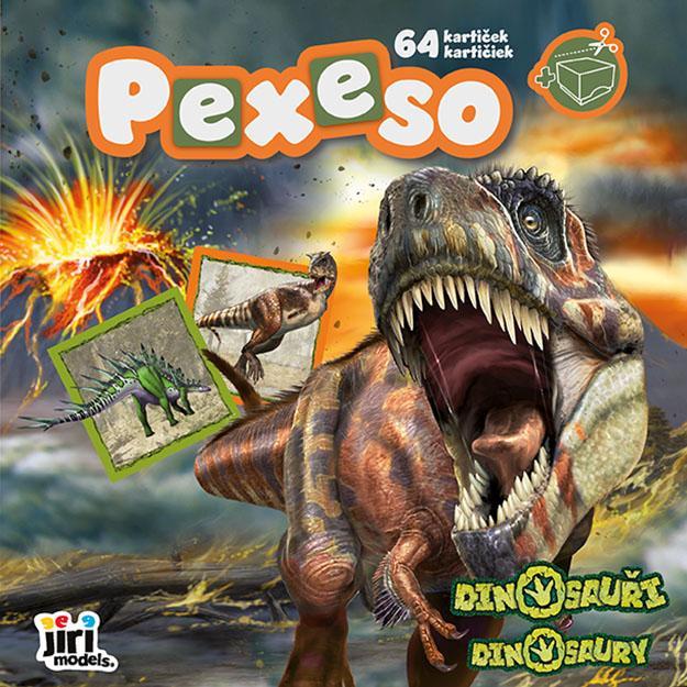 JIRI MODELS pexeso v sešitu Dinosauři