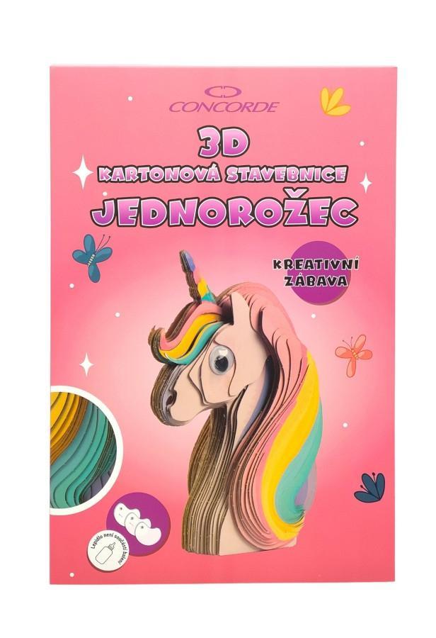 CONCORDE 3D kartonová stavebnice Jednorožec