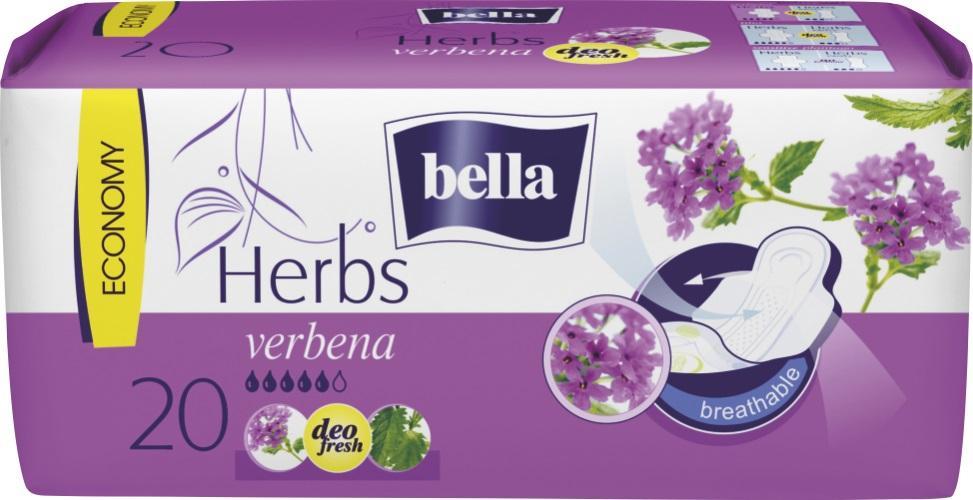 Dámské vložky Bella Herbs Verbena 20 ks