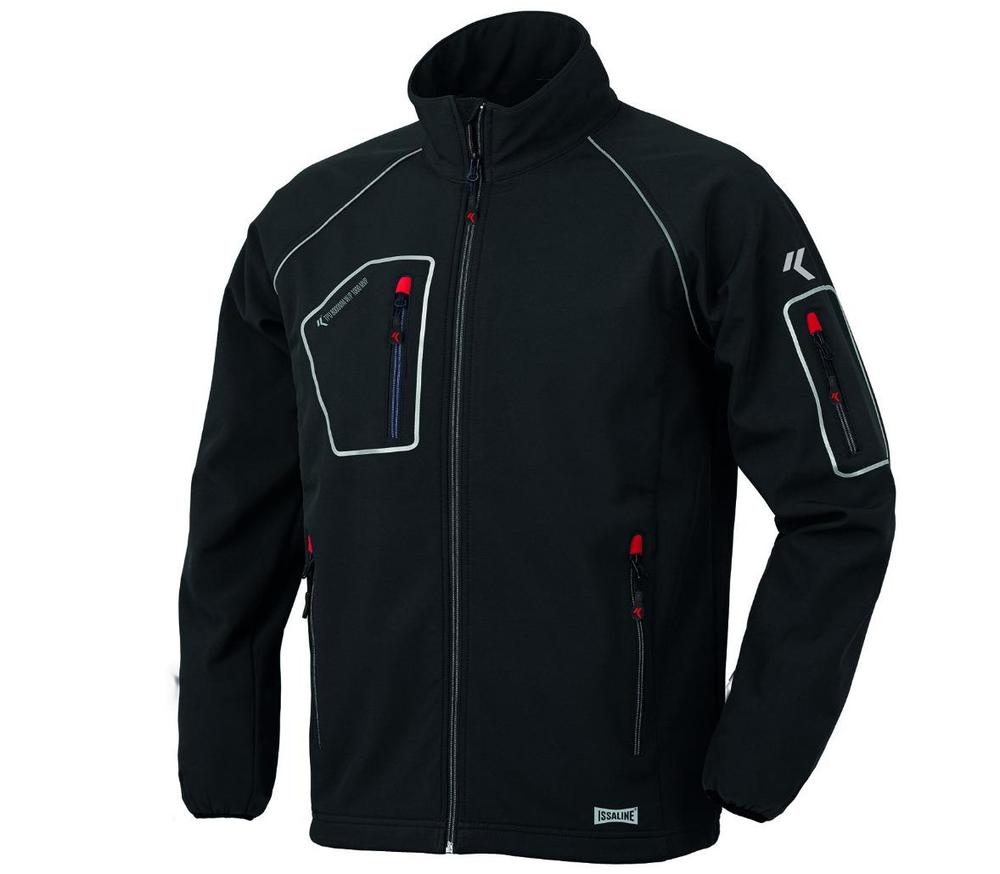Bunda JUST, softshellová, pánská, černá vel. 3XL