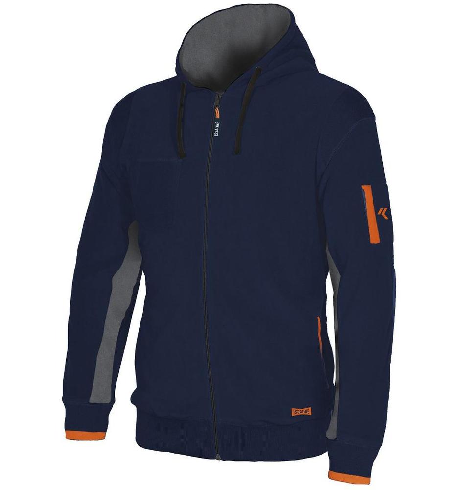 Mikina ORTIGARA, mikroflis, modrá vel. 2XL