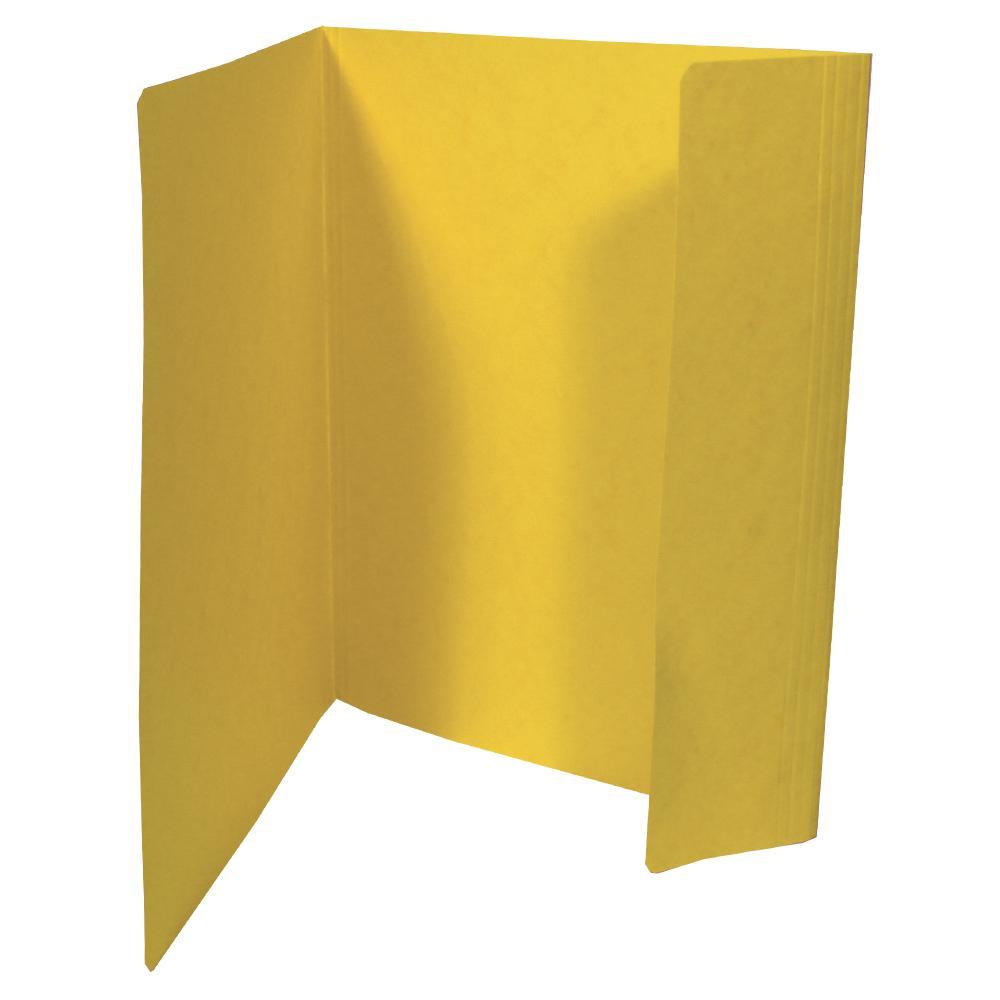 HIT OFFICE mapa odkládací s 1 klopou prešpán žlutá