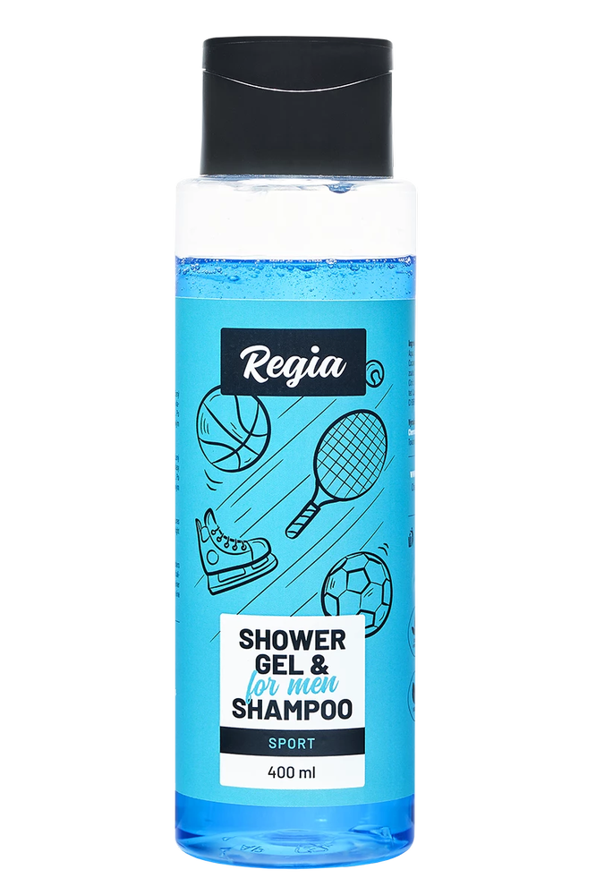 Šampon a sprchový gel Regia Sport for men 400 ml
