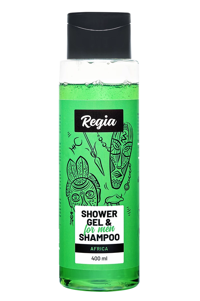 Šampon a sprchový gel Regia Africa for men 400 ml