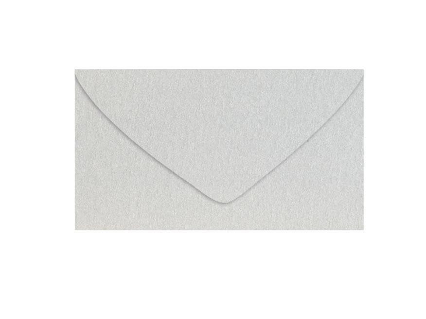 MFP dopisní obálka metallic 120g DL 110x220mm stříbrná