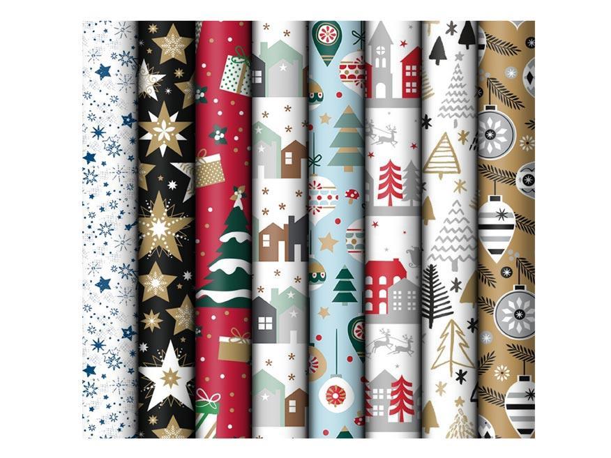 MFP balicí papír vánoční role 1000x70 mix č.10