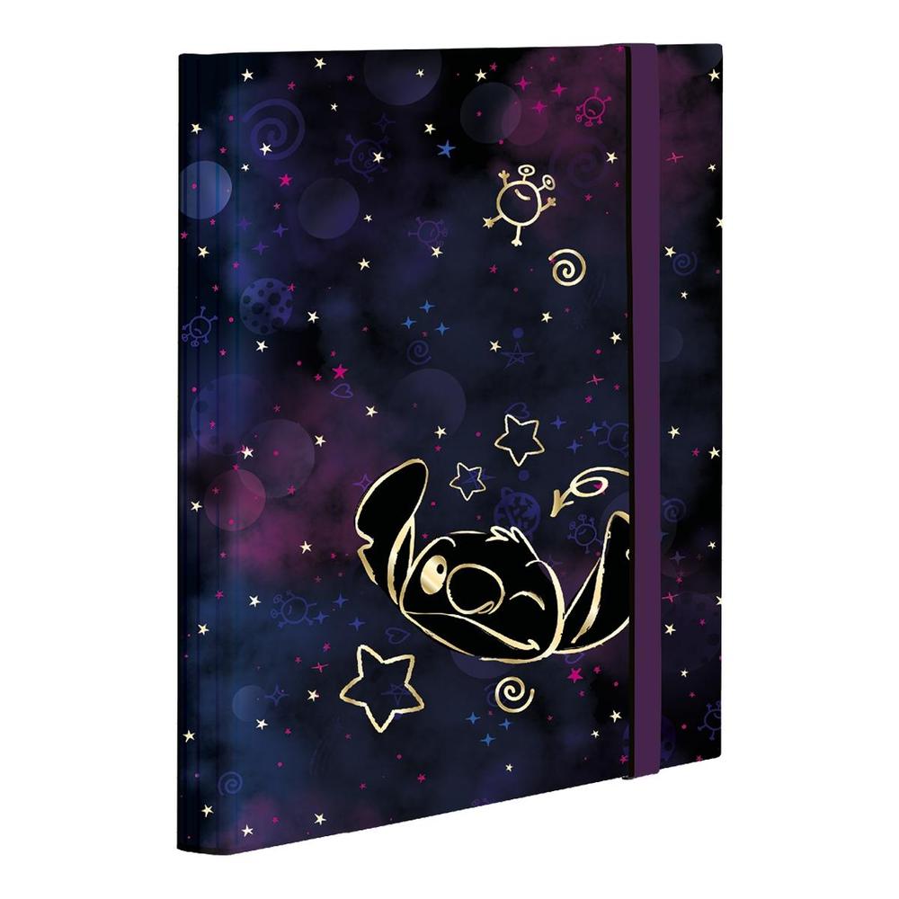 Colorino box na sešity s gumičkou Stitch Gold A4 lepenka