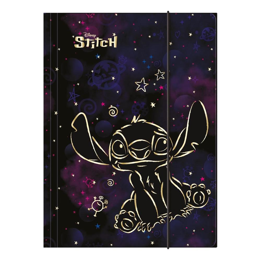 Colorino box na sešity s gumičkou Stitch Gold 2 A4