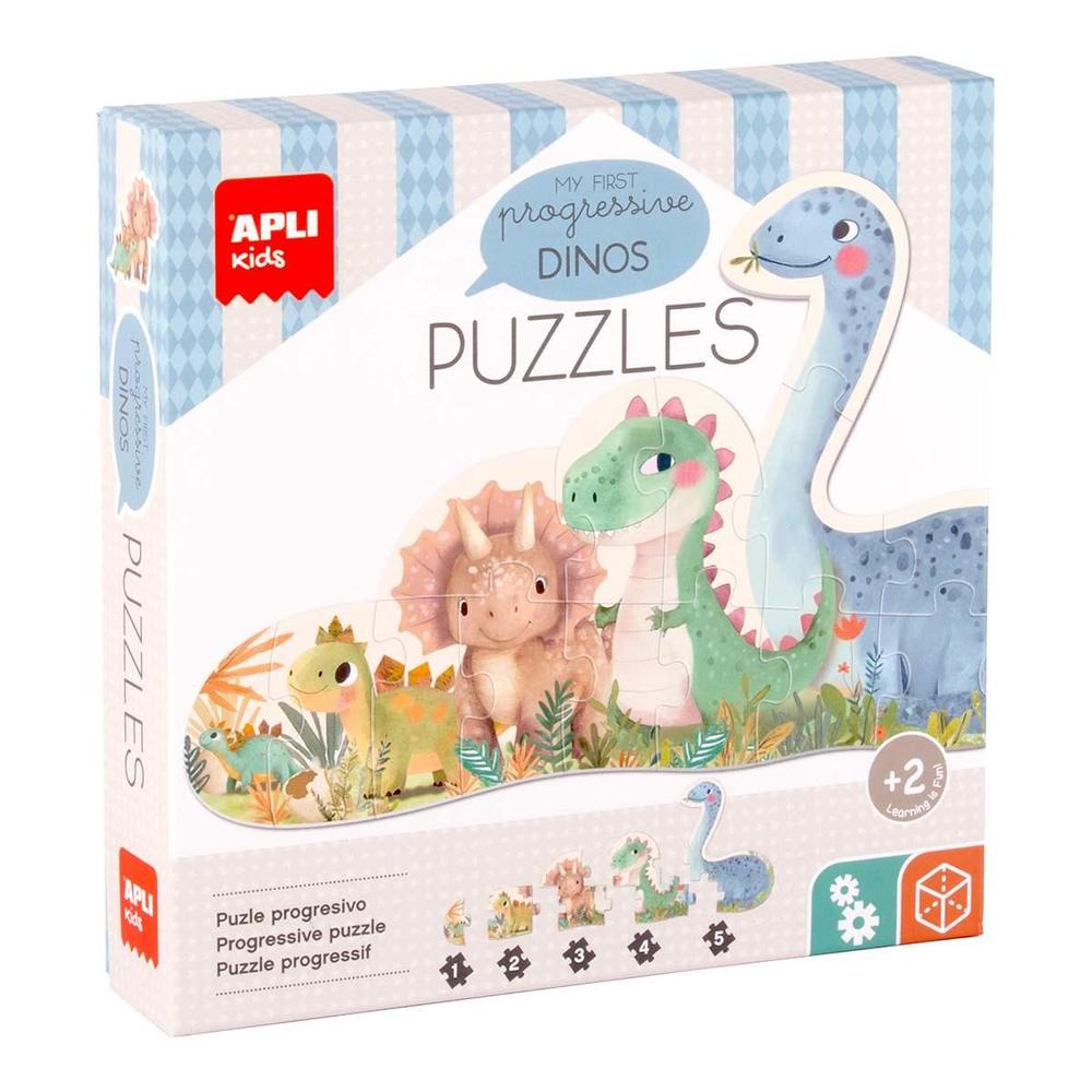 Apli edukační puzzle - My First 2+ Dinos,15 ks