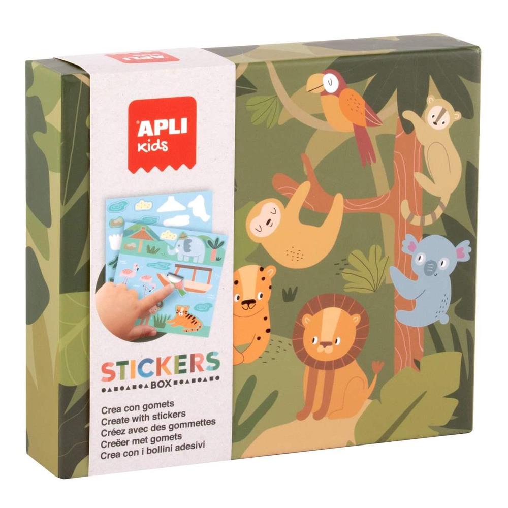 Apli edukační hra se samolepkami 3+ Safari