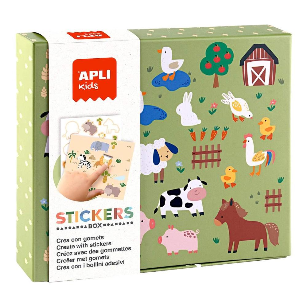 Apli edukační hra se samolepkami 3+ Zvířátka a jejich prostředí