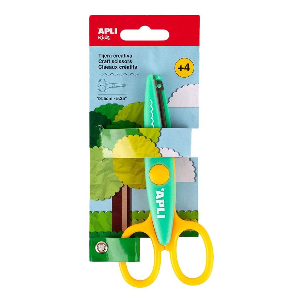 Apli nůžky kreativní 13,5 cm vlnky