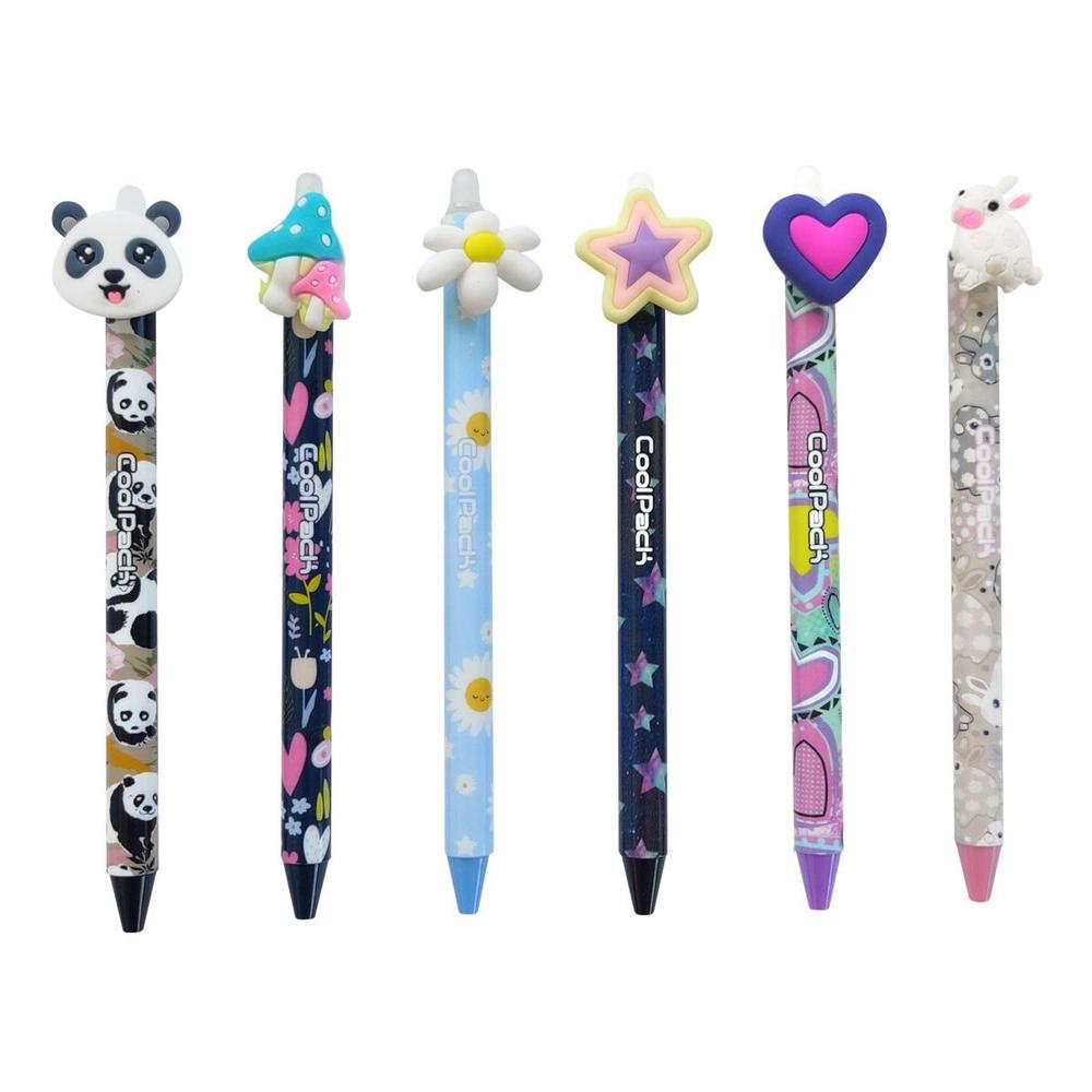 Colorino pero gumovatelné CoolPack Girls III modrá náplň, 36 ks