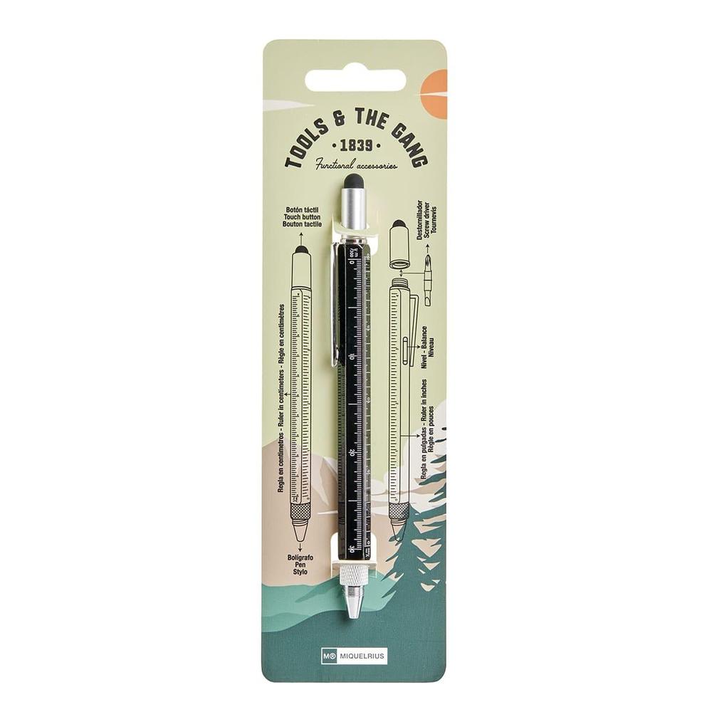 Pero kuličkové multifunkční 5 v 1 černé