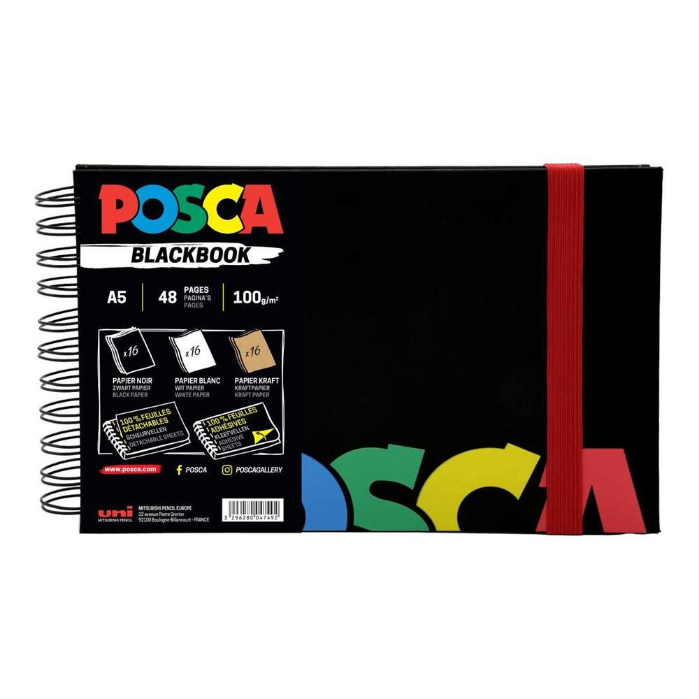 POSCA skicák A5 mix 3 barev papíru