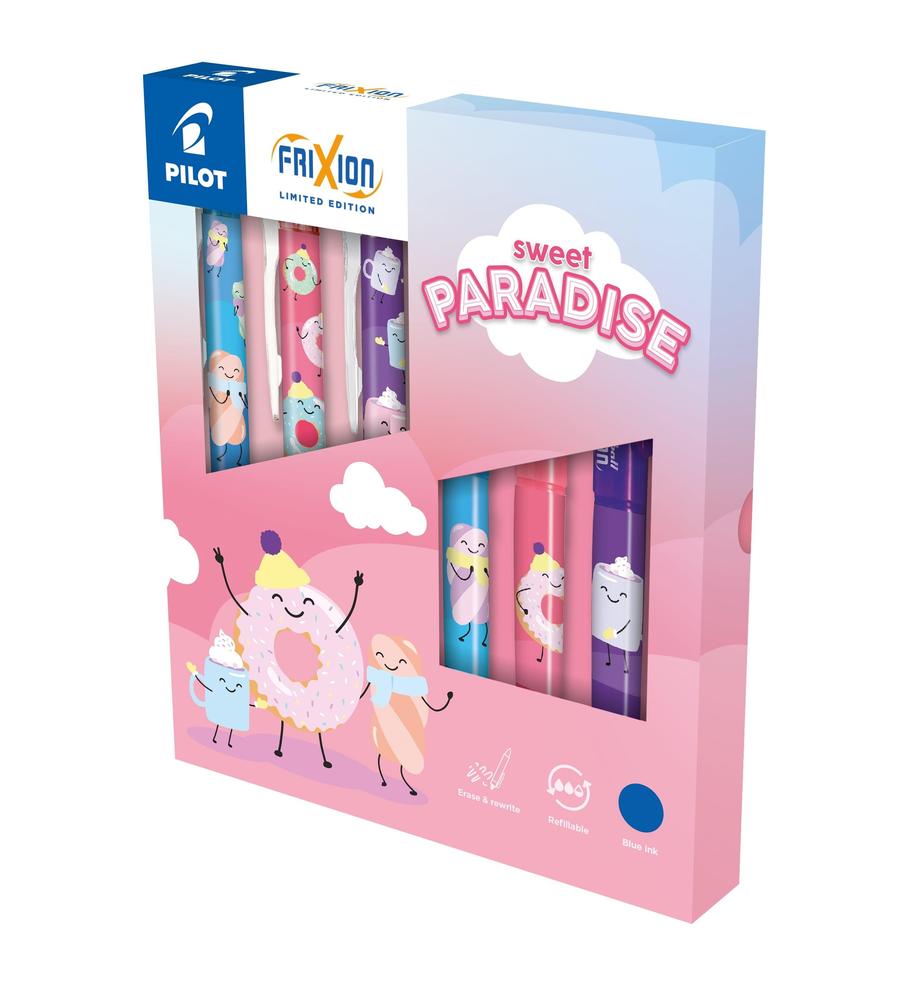 Pilot roller 2064 FriXion Ball 07/Clicker 07 Sweet Paradise R, sada 6 ks
