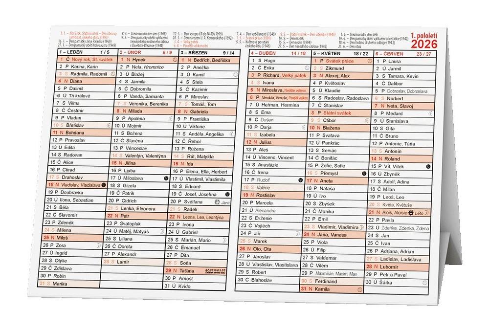 Baloušek Tisk kalendář stříškový A5