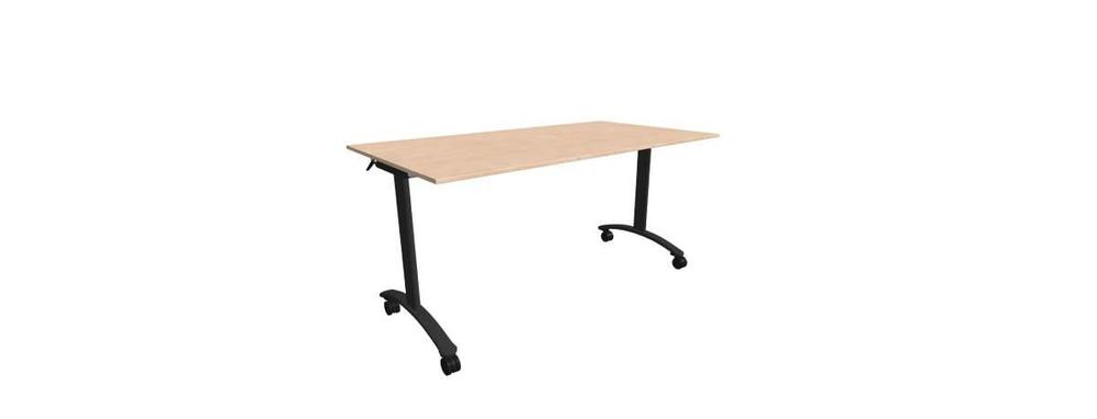 Alba sklopný stůl - TIPPER CLASSIC černá, LTD 18 bříza, 1500x800x730