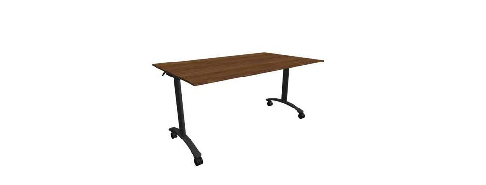 Alba sklopný stůl - TIPPER CLASSIC černá, LTD 18 ořech, 1500x900x730