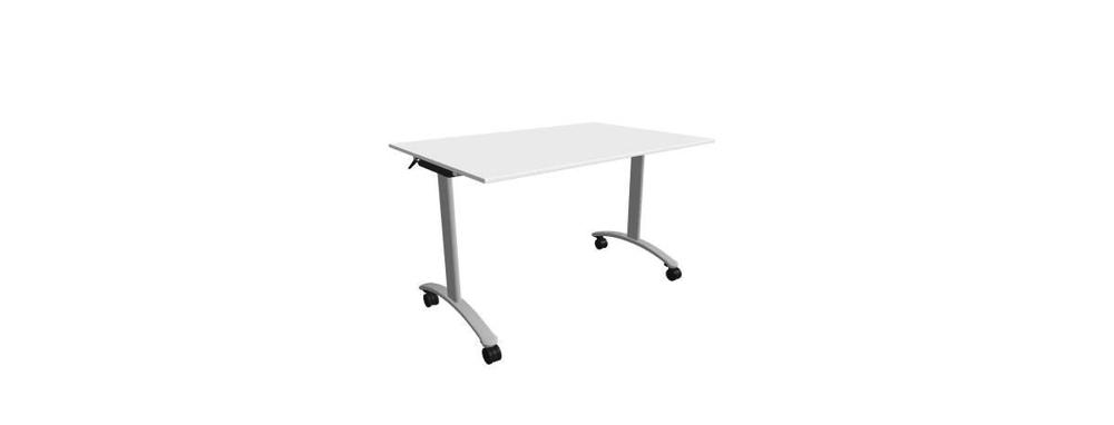Alba sklopný stůl - TIPPER CLASSIC šedá, LTD 18 bílá, 1200x800x730