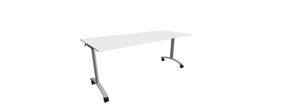 Alba sklopný stůl - TIPPER CLASSIC šedá, LTD 18 bílá, 1800x800x730