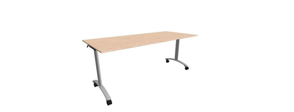 Alba sklopný stůl - TIPPER CLASSIC šedá, LTD 18 bříza, 1800x800x730