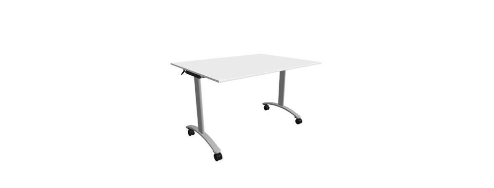 Alba sklopný stůl - TIPPER CLASSIC šedá, LTD 18 bílá, 1200x900x730
