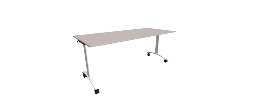 Alba sklopný stůl - TIPPER CLASSIC bílá, LTD 18 šedá, 1800x800x730