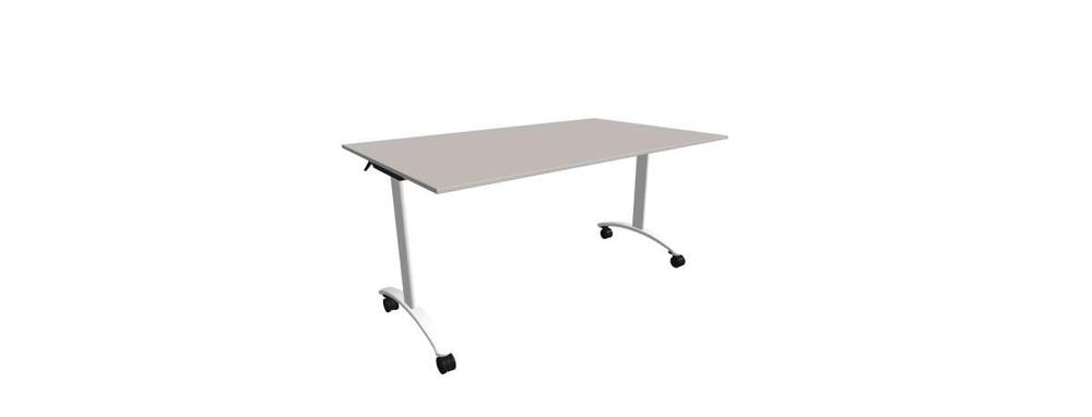 Alba sklopný stůl - TIPPER CLASSIC bílá, LTD 18 šedá, 1500x900x730